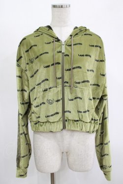 画像1: LAND by MILKBOY / LAND HEAVEN HOODIE  カーキ H-25-11-14-1035-MB-TO-KB-ZH