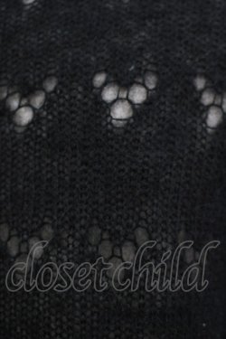 画像4: MILK / ファーリボンカーディガン  ブラック H-25-11-14-1037-ML-TO-KB-ZH