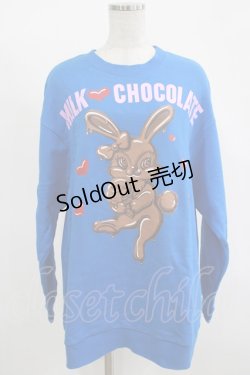 画像1: MILK / チョコレートバニースウェット  ブルー H-25-11-14-1038-ML-TO-KB-ZH