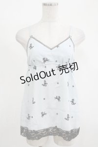 MILK / プードルキャミ  サックス H-25-11-14-1040-ML-TO-KB-ZH