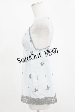 画像2: MILK / プードルキャミ  サックス H-25-11-14-1040-ML-TO-KB-ZH