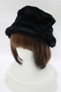 MILKBOY / FUR HAT  ブラック H-25-11-14-1044-MB-AC-KB-ZH