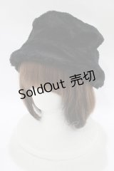 MILKBOY / FUR HAT  ブラック H-25-11-14-1044-MB-AC-KB-ZH