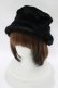 画像1: MILKBOY / FUR HAT  ブラック H-25-11-14-1044-MB-AC-KB-ZH (1)