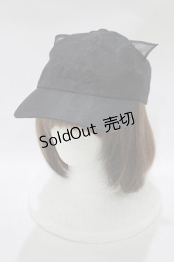 画像1: LAND by MILK BOY / LAND CAT CAP  ブラック H-25-11-14-1045-MB-AC-KB-ZH
