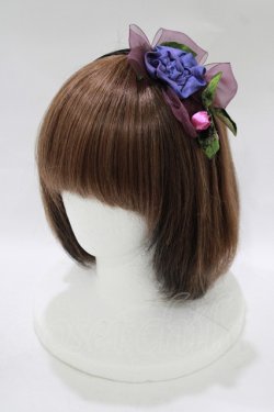 画像1: MILK / コサージュカチューシャ  パープル H-25-11-14-1053-ML-AC-KB-ZH