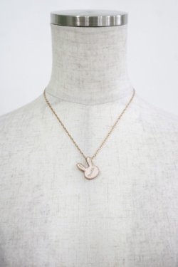 画像2: MILK / プティーバニーネックレス  ピンクゴールド×ベビーピンク H-25-11-14-1054-ML-AC-KB-ZH