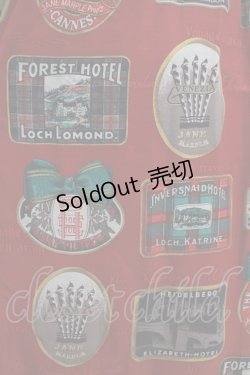 画像4: Jane Marple / Bonne Journee Hotelタックスカート  ワイン H-25-11-14-1005-JM-SK-KB-ZH