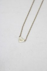 MILK / ロゴハートネックレス  シルバー H-25-11-14-1056-ML-AC-KB-ZH