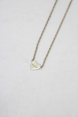 画像1: MILK / ロゴハートネックレス  シルバー H-25-11-14-1056-ML-AC-KB-ZH