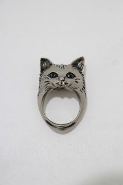 画像1: MILK / BABY CAT Collectionリング 約12号 シルバー H-25-11-14-1058-ML-AC-KB-ZH