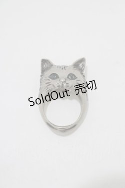 画像1: MILK / BABY CAT Collectionリング 約12号 シルバー H-25-11-14-1058-ML-AC-KB-ZH