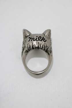 画像2: MILK / BABY CAT Collectionリング 約12号 シルバー H-25-11-14-1058-ML-AC-KB-ZH