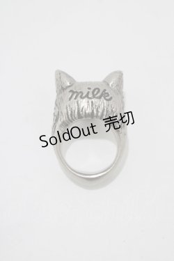 画像2: MILK / BABY CAT Collectionリング 約12号 シルバー H-25-11-14-1058-ML-AC-KB-ZH