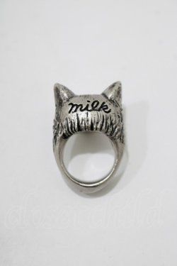 画像2: MILK / BABY CAT Collectionリング 約8号 シルバー H-25-11-14-1060-ML-AC-KB-ZH