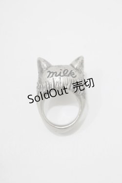画像2: MILK / BABY CAT Collectionリング 約8号 シルバー H-25-11-14-1060-ML-AC-KB-ZH