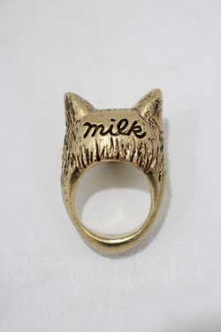 画像2: MILK / BABY CAT Collectionリング 約10〜11号 ゴールド H-25-11-14-1068-ML-AC-KB-ZH