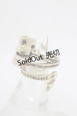 画像2: MILK / RIBBON ME UPリング 約9号 ゴールド H-25-11-14-1071-ML-AC-KB-ZH