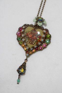 画像1: Michal Negrin / フラワーハートネックレス   H-25-11-14-1072-LO-AC-KB-ZH