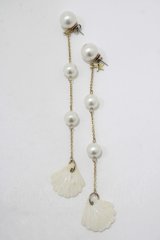 MILK / シェルピアス  ホワイト H-25-11-14-1074-ML-AC-KB-ZH