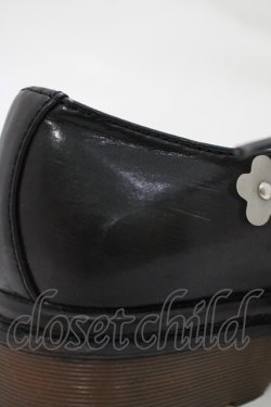 画像5: merry jenny / おはな咲いたラバーソールシューズ M ブラック H-25-11-14-1075-LO-SH-KB-ZH