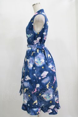 画像2: MILK / ドルフィンdreamワンピ  ネイビーベース H-25-11-14-1007-ML-OP-KB-ZH