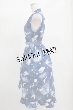 画像2: 【SALE】MILK / ドルフィンdreamワンピ  ネイビーベース H-25-11-14-1007-ML-OP-KB-ZT469