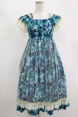 画像1: Dangerous nude / Baby Roseワンピース  ブルーローズ H-25-11-14-1008-PU-OP-KB-ZH