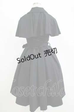 画像3: Sheglit / "Morstan"ケープベストワンピース  ブラック H-25-11-14-1001-EL-OP-KB-ZH