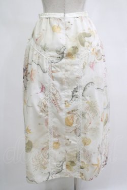 画像3: MILK / sea creaturesロングスカート  アイボリー H-25-11-14-1009-ML-SK-KB-ZH