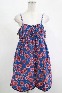 Candy Stripper / ローズボーンワンピース  ブルー H-25-11-14-1011-PU-OP-KB-ZT052