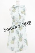 【SALE】MILK / パイナップルプリンセスシャツワンピ  ブルーベース H-25-11-14-1012-ML-OP-KB-ZT470