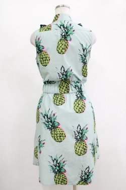 画像3: MILK / パイナップルプリンセスシャツワンピ  ブルーベース H-25-11-14-1012-ML-OP-KB-ZH