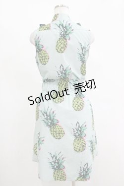 画像3: 【SALE】MILK / パイナップルプリンセスシャツワンピ  ブルーベース H-25-11-14-1012-ML-OP-KB-ZT470