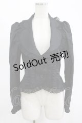 BPN / レースフリルジャケット  ブラック H-25-11-14-1016-GO-JA-KB-ZH