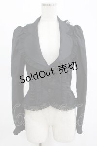 BPN / レースフリルジャケット  ブラック H-25-11-14-1016-GO-JA-KB-ZH