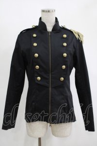 Na+H / ナポレオンジャケット  ブラック H-25-11-14-1017-PU-JA-KB-ZH