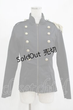 画像1: Na+H / ナポレオンジャケット  ブラック H-25-11-14-1017-PU-JA-KB-ZH