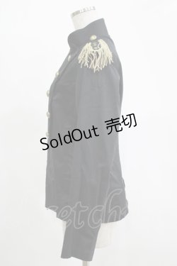 画像2: Na+H / ナポレオンジャケット  ブラック H-25-11-14-1017-PU-JA-KB-ZH