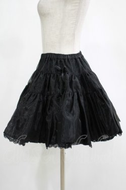 画像2: PUTUMAYO / オーガンジーパニエ  ブラック H-25-11-14-1019-PT-SK-KB-ZH