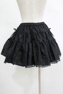 画像3: PUTUMAYO / オーガンジーパニエ  ブラック H-25-11-14-1019-PT-SK-KB-ZH