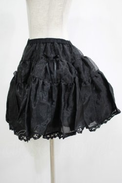 画像2: PUTUMAYO / オーガンジーパニエ  ブラック H-25-11-14-1020-PT-SK-KB-ZH