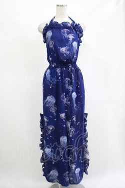 画像1: MILK / Jellyfishオールインワンドレス  ブルーベース H-25-11-14-1025-ML-PA-KB-ZH