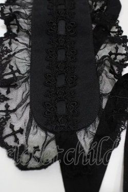 画像3: Innocent World / オリジナルクロスレースヘッドドレス  ブラック H-25-11-14-009-IW-AC-NS-ZH