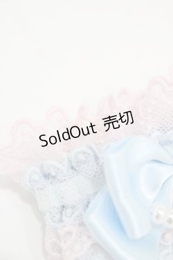 画像3: Angelic Pretty / 配色ロゴハートチャームお袖とめ  ピンク/サックス H-25-11-14-010-AP-ZA-NS-ZH