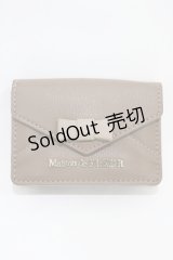 Maison de FLEUR / リボンカードケース  ブラウン H-25-11-14-011-LO-ZA-NS-ZH