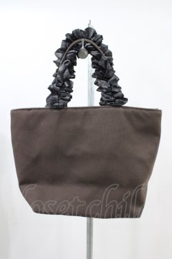 画像2: Maison de FLEUR / チェックリボントートバッグ  ブラウン H-25-11-14-012-LO-BG-NS-ZH