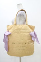 Maison de FLEUR / Yellowダブルリボントートバッグ Free イエロー H-25-11-14-013-LO-BG-NS-ZH