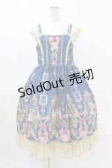 Infanta（海外ロリータブランド） / ジャンパースカートセット L ブルー H-25-11-14-014-0-OP-NS-ZH