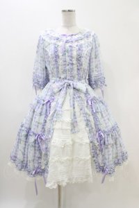 Angelic Pretty / Secret Daisy Gardenワンピース Free ラベンダー H-25-11-14-016-AP-OP-NS-ZH